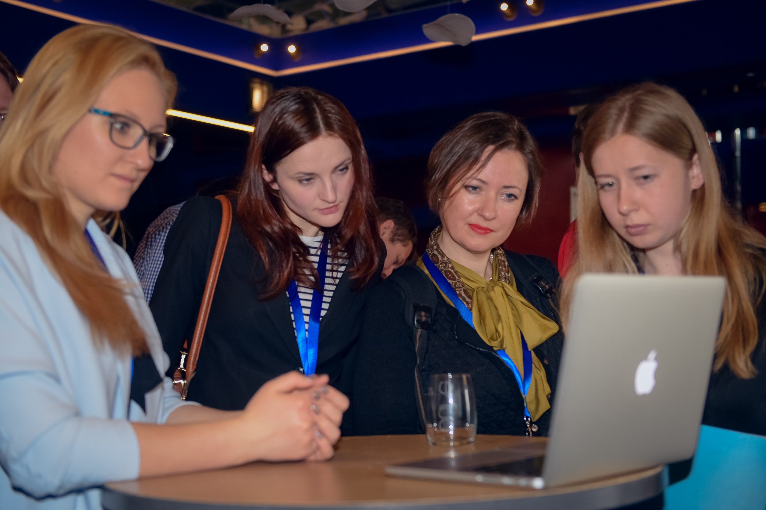 Participants at TechCamp Riga explore new digital tools for investigative journalism.