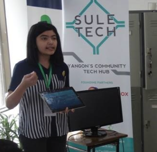 TechCamp trainer Chan Myae Khine.